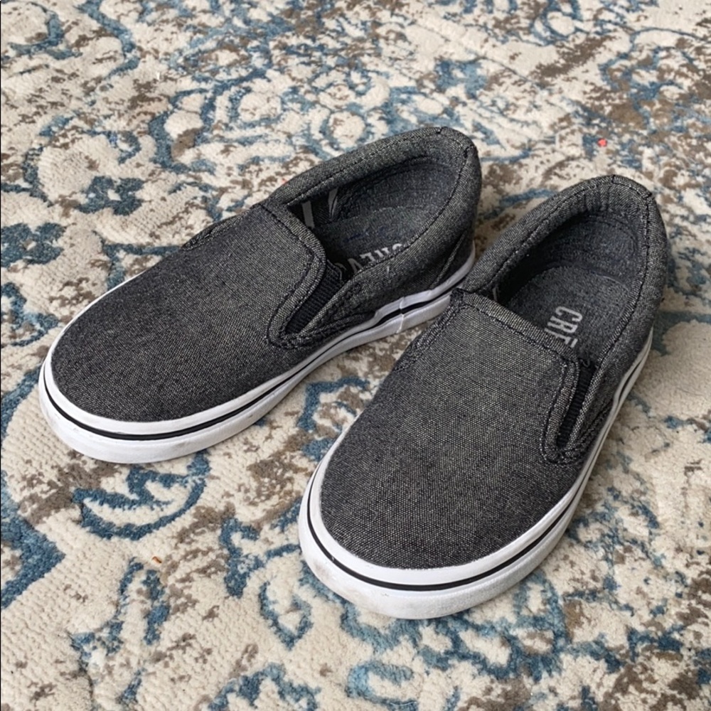 Toddler boys slip-on shoes.